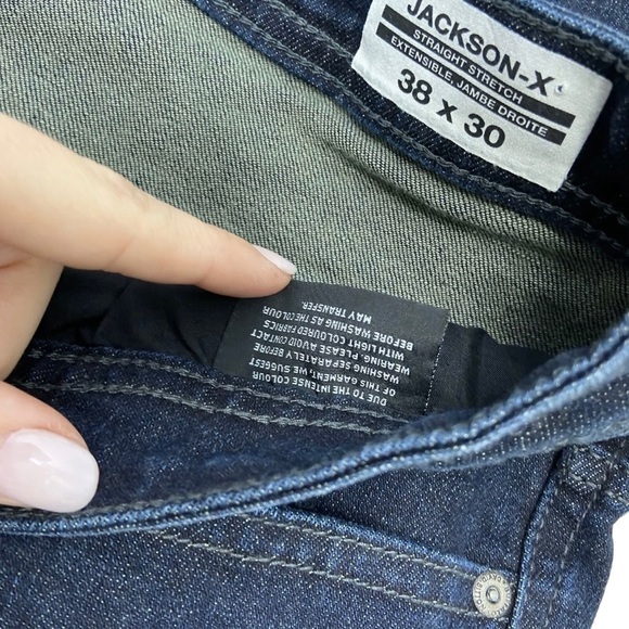 Buffalo by David Bitton Jackson-X straight dark wash blue jeans Men’s Sz 38 x 30 - Picture 7 of 8